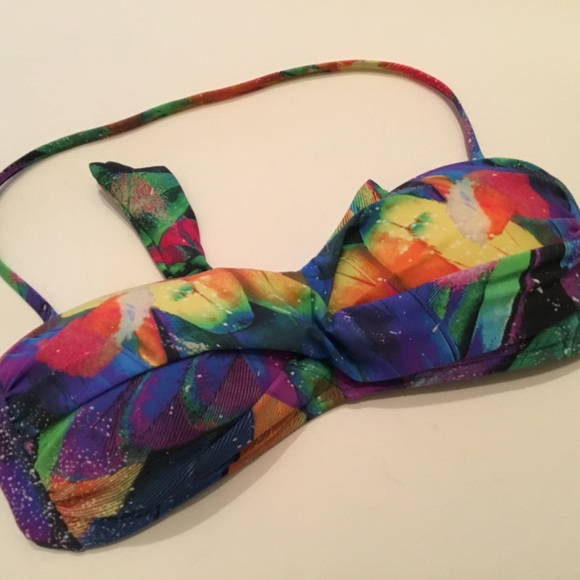 La Blanca multicolor bandeau bikini / mix & match - Picture 3 of 8